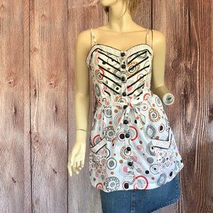 Angie Fitted Top or Mini Dress Small